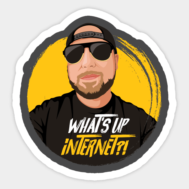 What's Up Internet?! Sticker by TecThreads